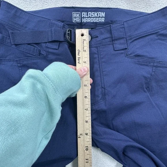 Alaskan Hardgear Pants Womens 8 Long Blue Free Reign Cargo Stretch Workwear - Picture 12 of 15
